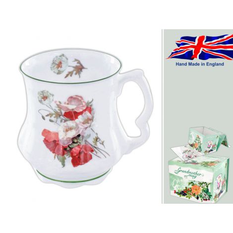 Kubek Babuni David Michael 400ml - Czerwone Maki
